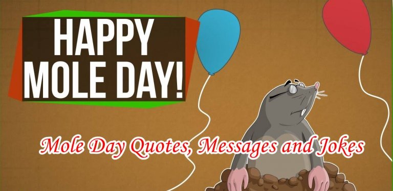 Mole Day Quotes, Messages and Jokes